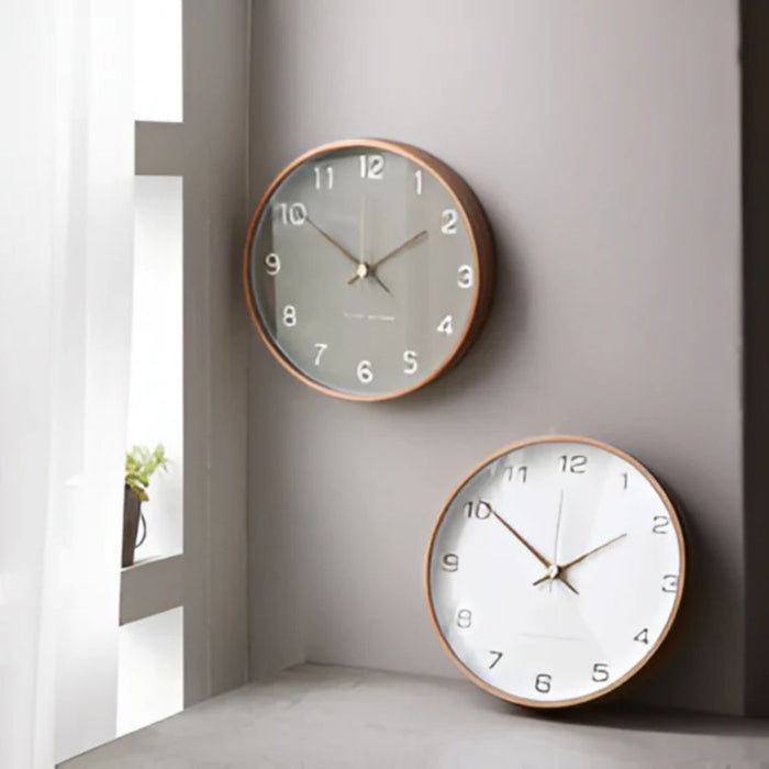 Nordic Orbs Väggklocka i Trä – Ø25 cm