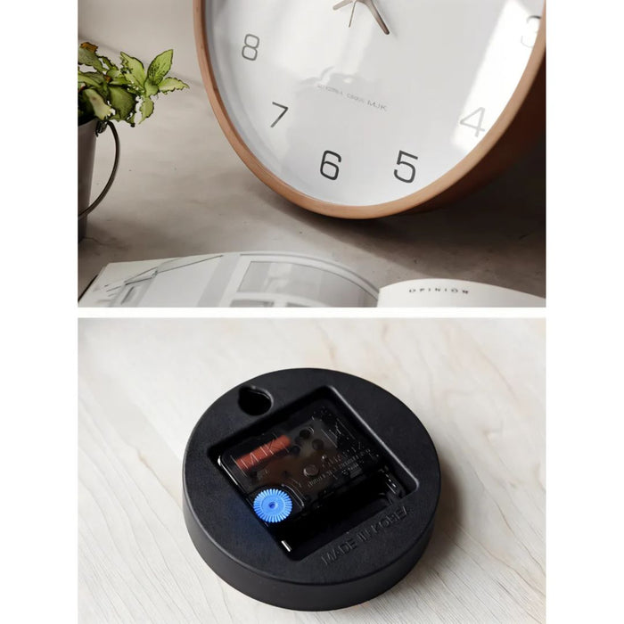 Nordic Orbs Väggklocka i Trä – Ø25 cm