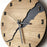 Rustic Wood Väggklocka – 30x30 cm