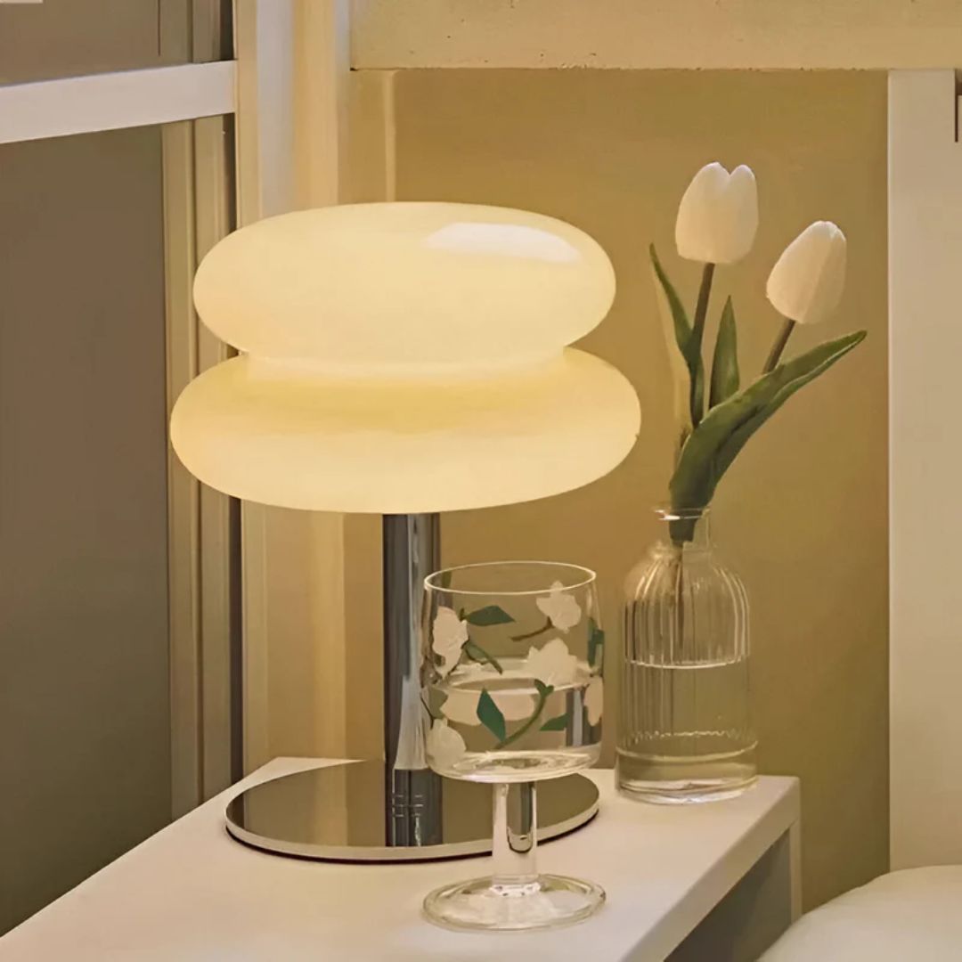 Macaron Bordslampa Glas & Järn